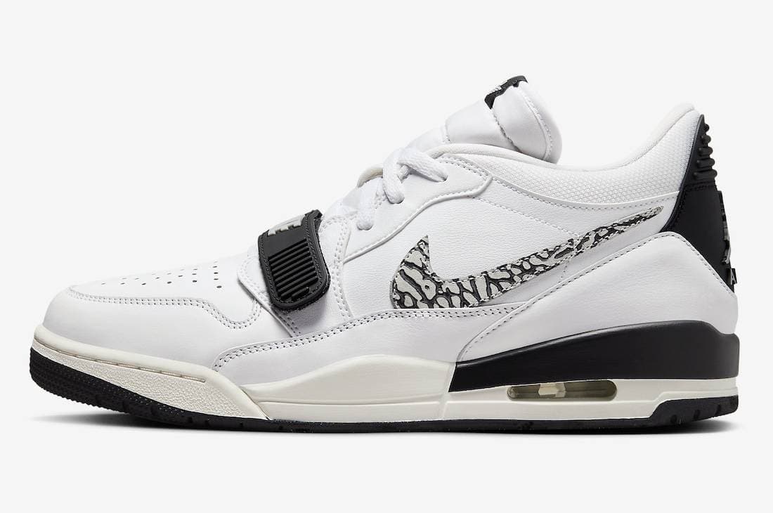 Jordan Legacy 312 Low Elephant Swoosh Jordan release photo