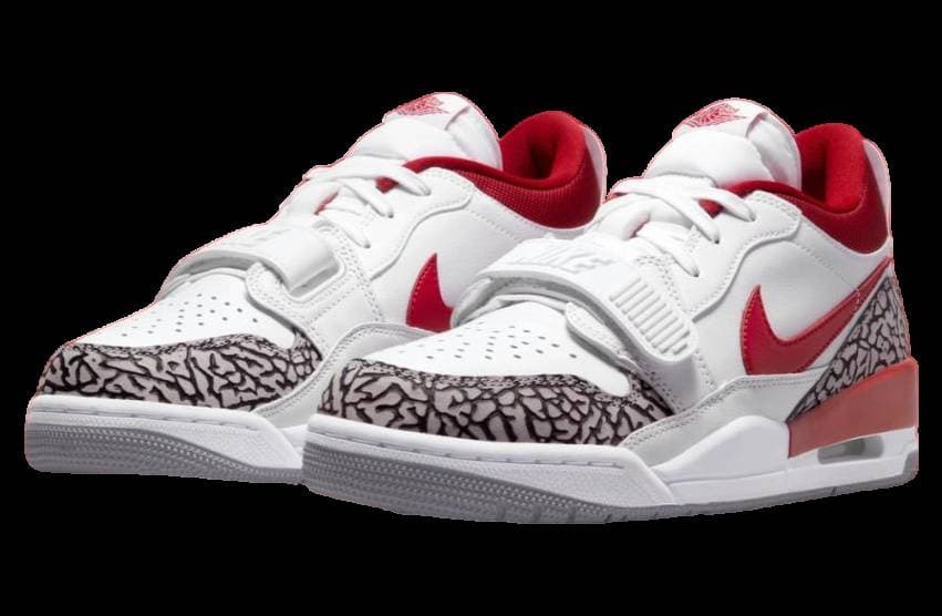 Jordan Legacy 312 Low Gym Red / Cement Grey Jordan release photo