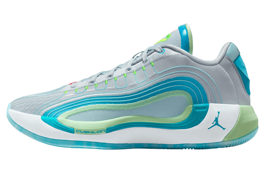 Jordan Luka 4 Laser Blue / Vapor Green Jordan release photo