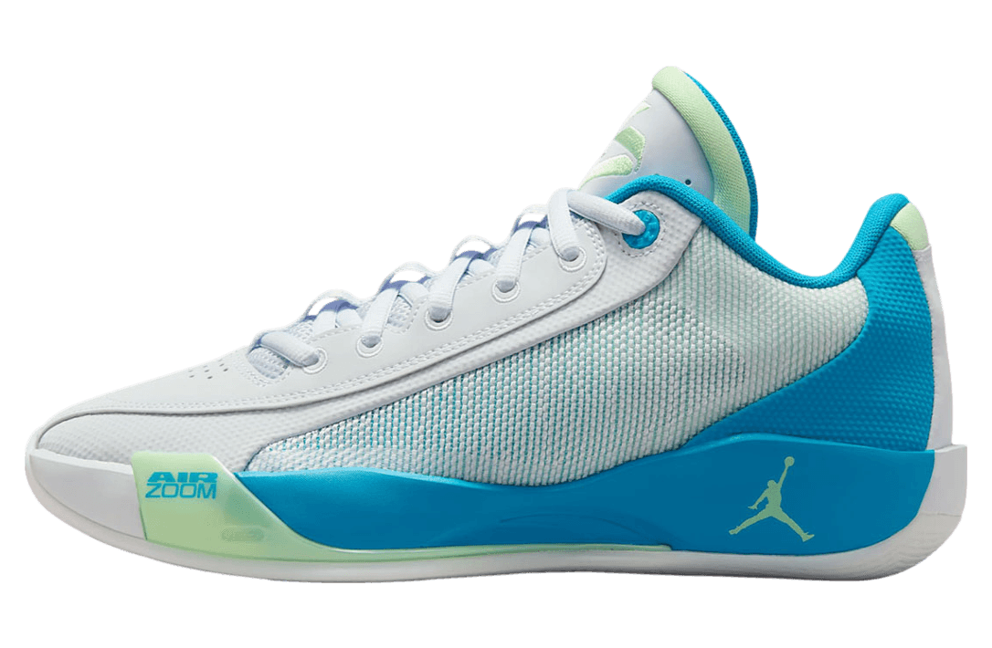 Jordan Luka .77 Laser Blue / Vapor Green Jordan release photo