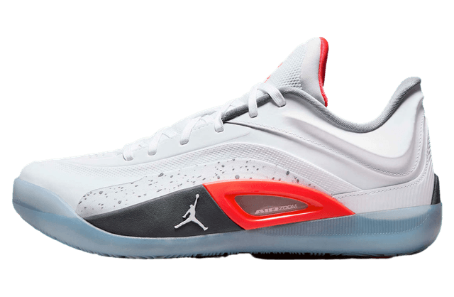 Jordan Zion 4 White / Infrared Jordan release photo