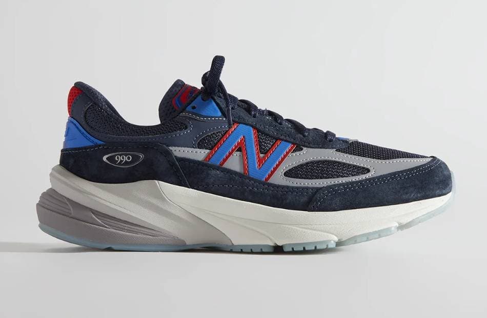 Kith x New Balance 990v6 MSG Navy New Balance release photo