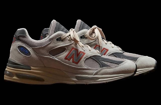 Kith x New Balance 991v2 Knicks New Balance release photo