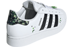 Minecraft x Adidas Superstar GS Creeper release thumbnail 4