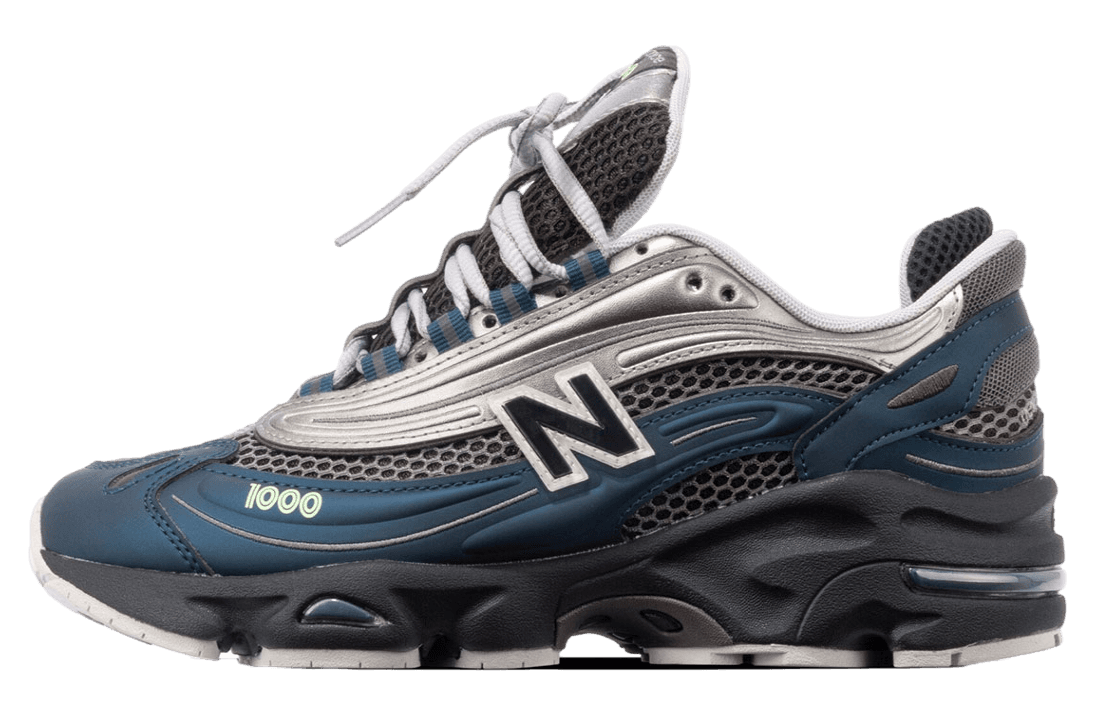 New Balance 1000 Deep Ocean / Metallic Silver New Balance release photo