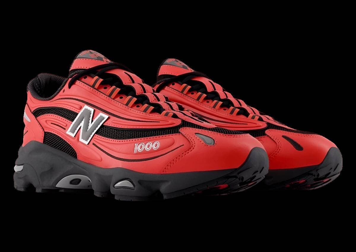 New Balance 1000 Red Black New Balance release photo