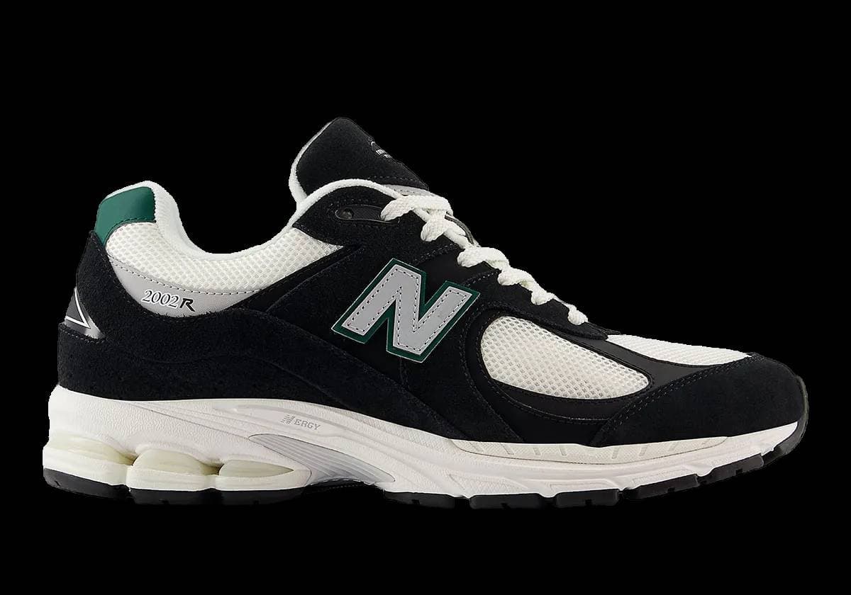 New Balance 2002R Black / Marsh Green New Balance release photo