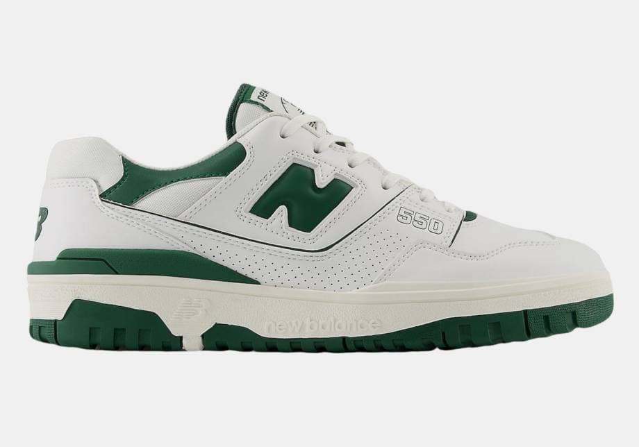 New Balance 550 Golf White Green release photo 1