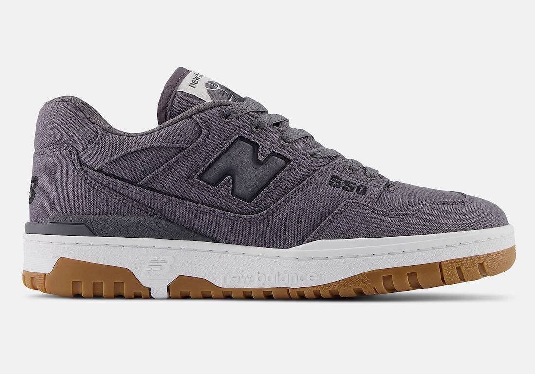 New Balance 550 Grey Canvas New Balance release photo