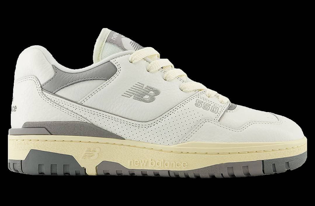 New Balance 550 Mini Logo White / Grey New Balance release photo