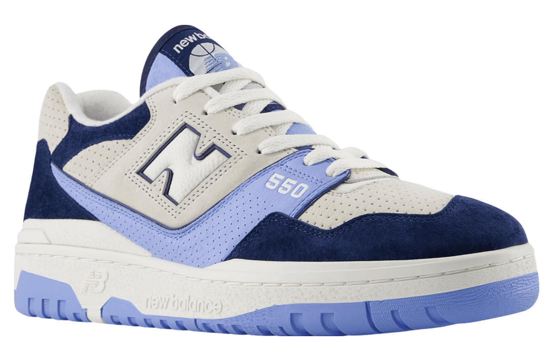 New Balance 550 Navy / Electric Sky New Balance release photo