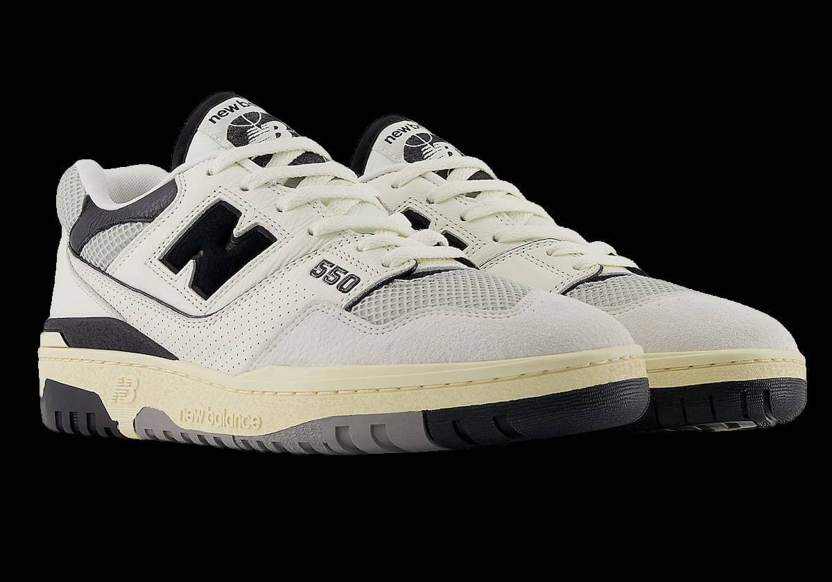 New Balance 550 Sea Salt Black Sail release photo 2