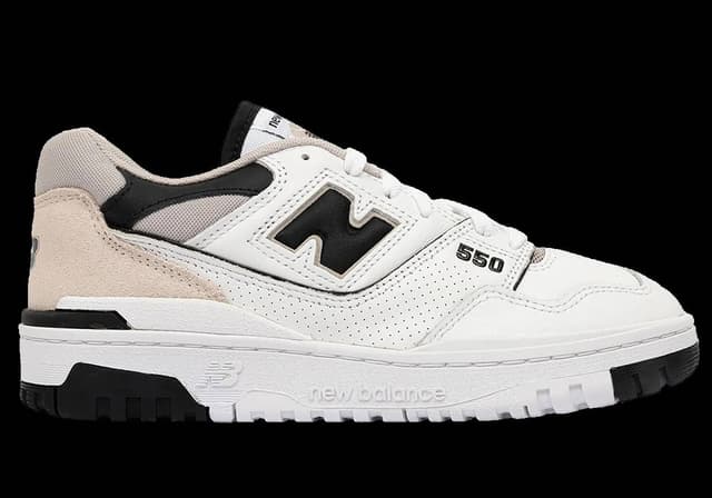New Balance 550 White Black Grey New Balance release photo