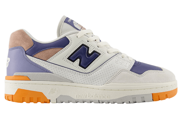 New Balance 550 White / Blue / Orange New Balance release photo