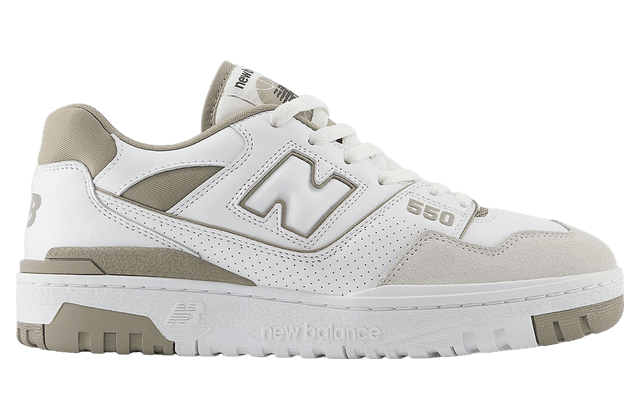 New Balance 550 White / Olive New Balance release photo