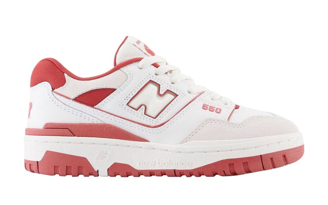 New Balance 550 White Red New Balance release photo