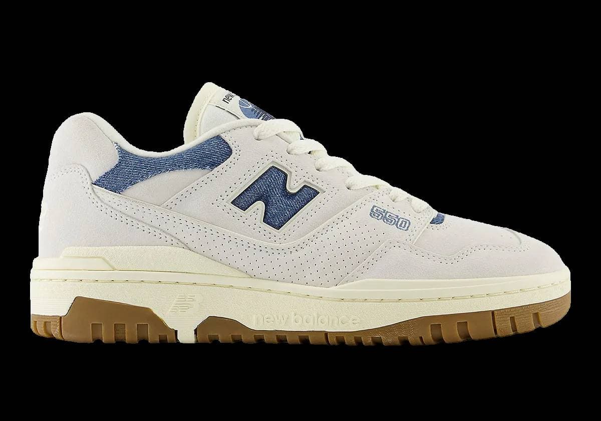 New Balance 550 WMNS Denim White New Balance release photo