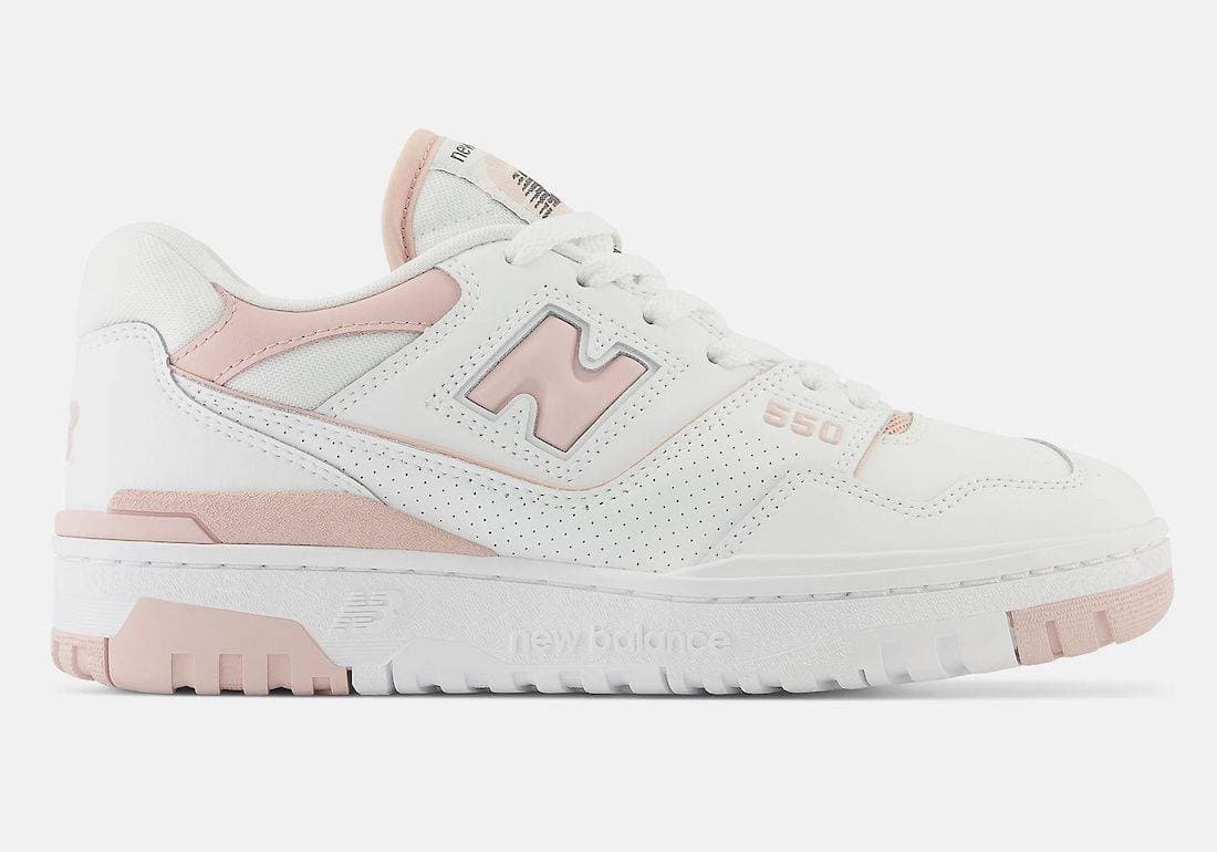 New Balance 550 WMNS Pink White New Balance release photo