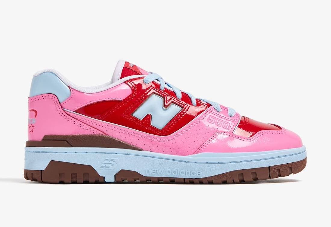 New Balance 550 Y2K Patent Leather Red Pink New Balance release photo