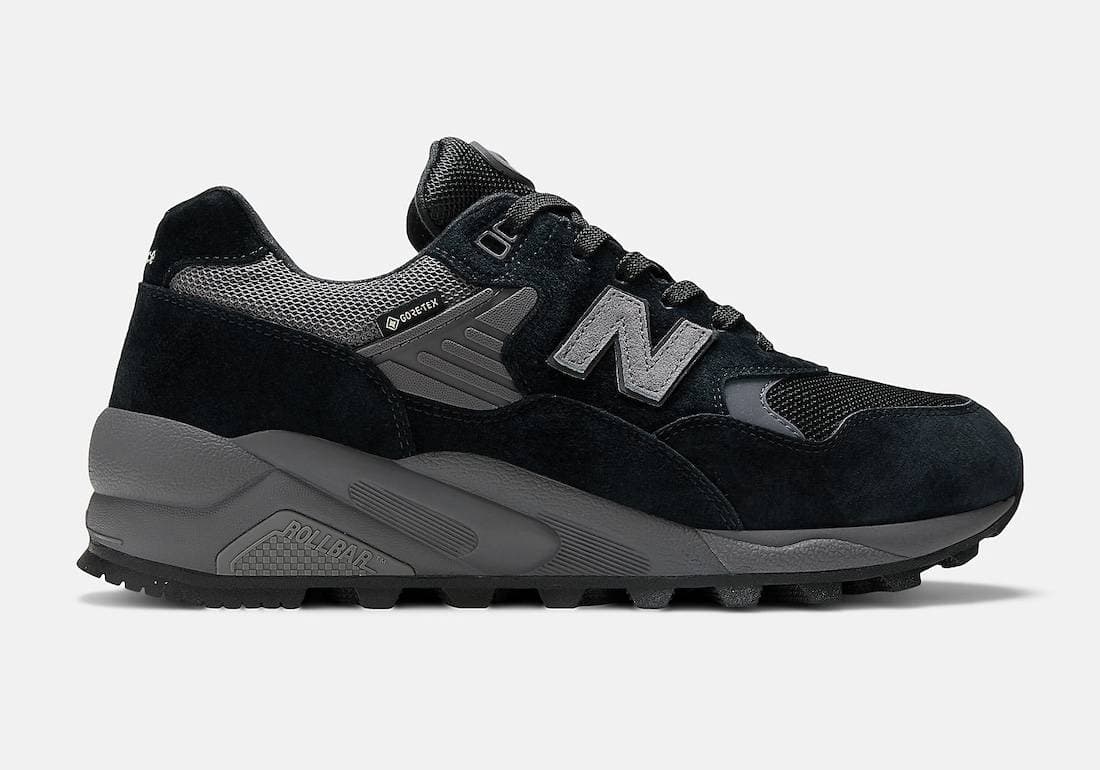 New Balance 580 Gore-Tex Black Magnet New Balance release photo