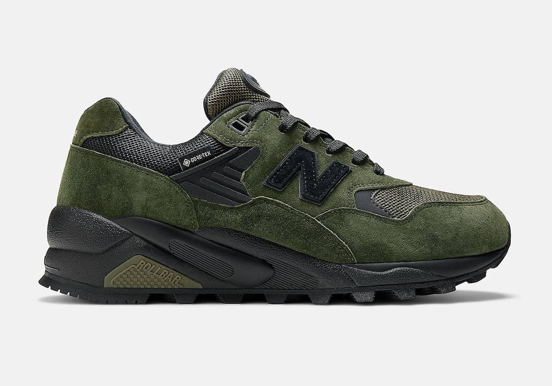 New Balance 580 Gore-Tex Kombu Green New Balance release photo