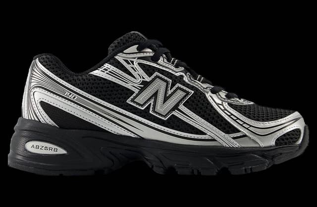 New Balance 740 Black / Silver New Balance release photo