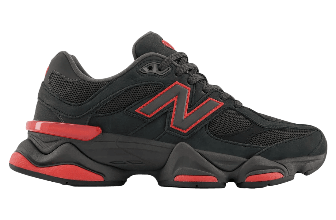 New Balance 9060 Black / Red New Balance release photo