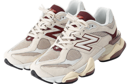 New Balance 9060 Linen / Burgundy release thumbnail 2