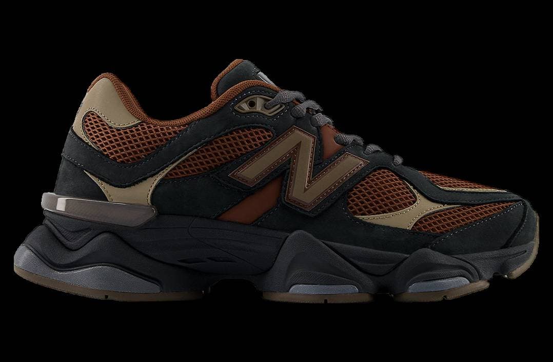 New Balance 9060 Rich Oak / Mushroom New Balance release photo