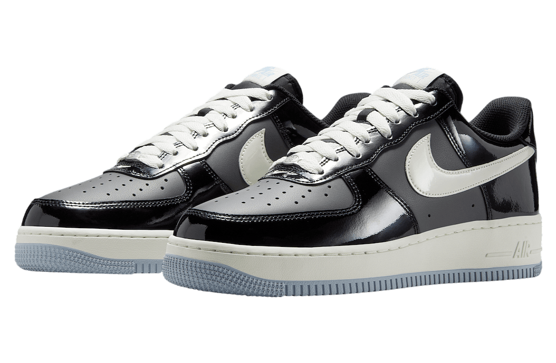 Nike Air Force 1 Low Black / Armory Blue release photo 2