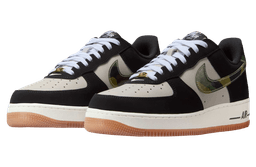 Nike Air Force 1 Low Black Camo Swooshes release thumbnail 2