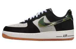 Nike Air Force 1 Low Black Camo Swooshes release thumbnail 1