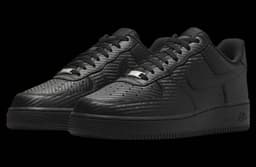 Nike Air Force 1 Low Black Carbon Fiber release thumbnail 2