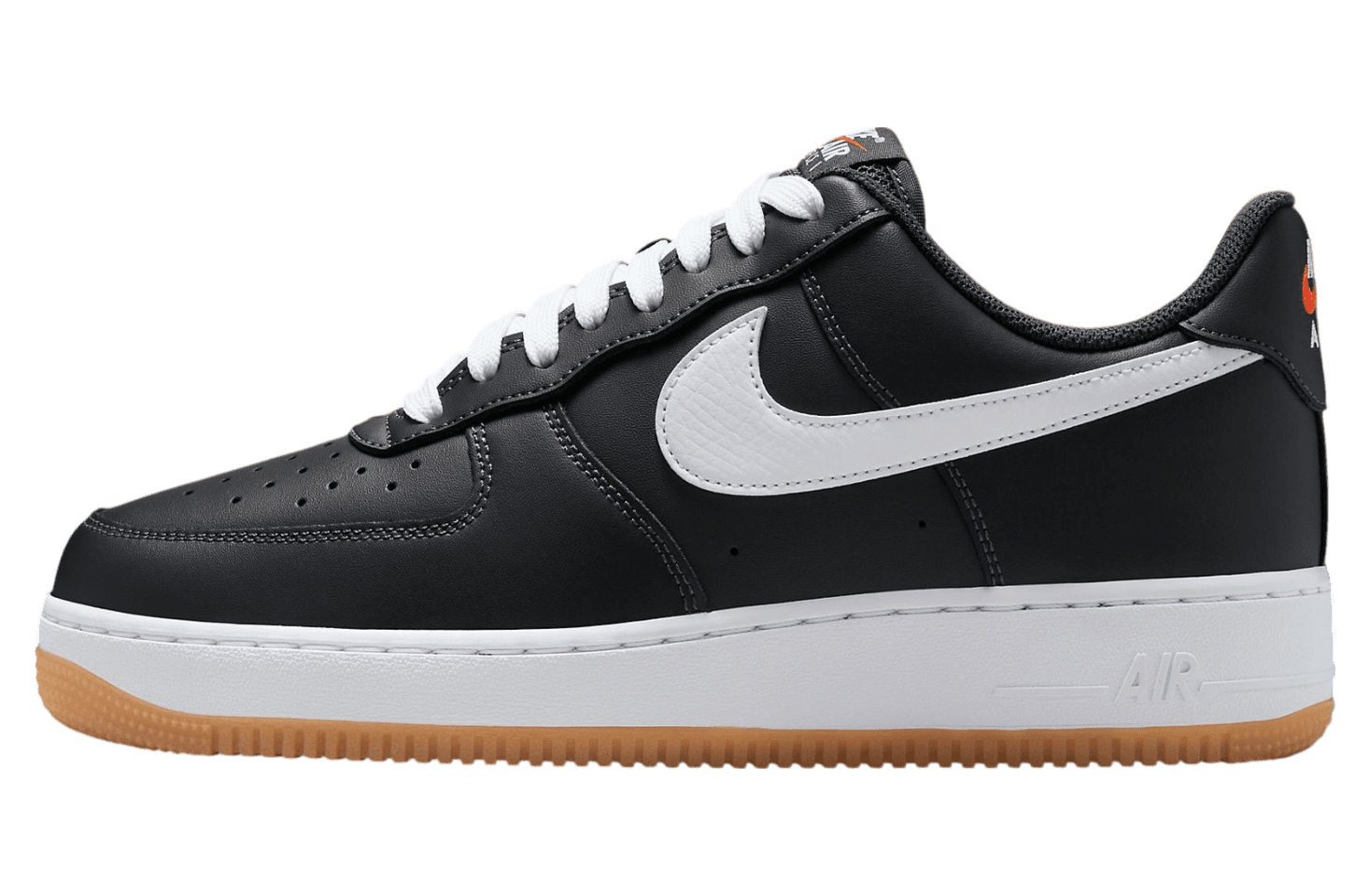 Nike Air Force 1 Low Black / Gum Nike release photo