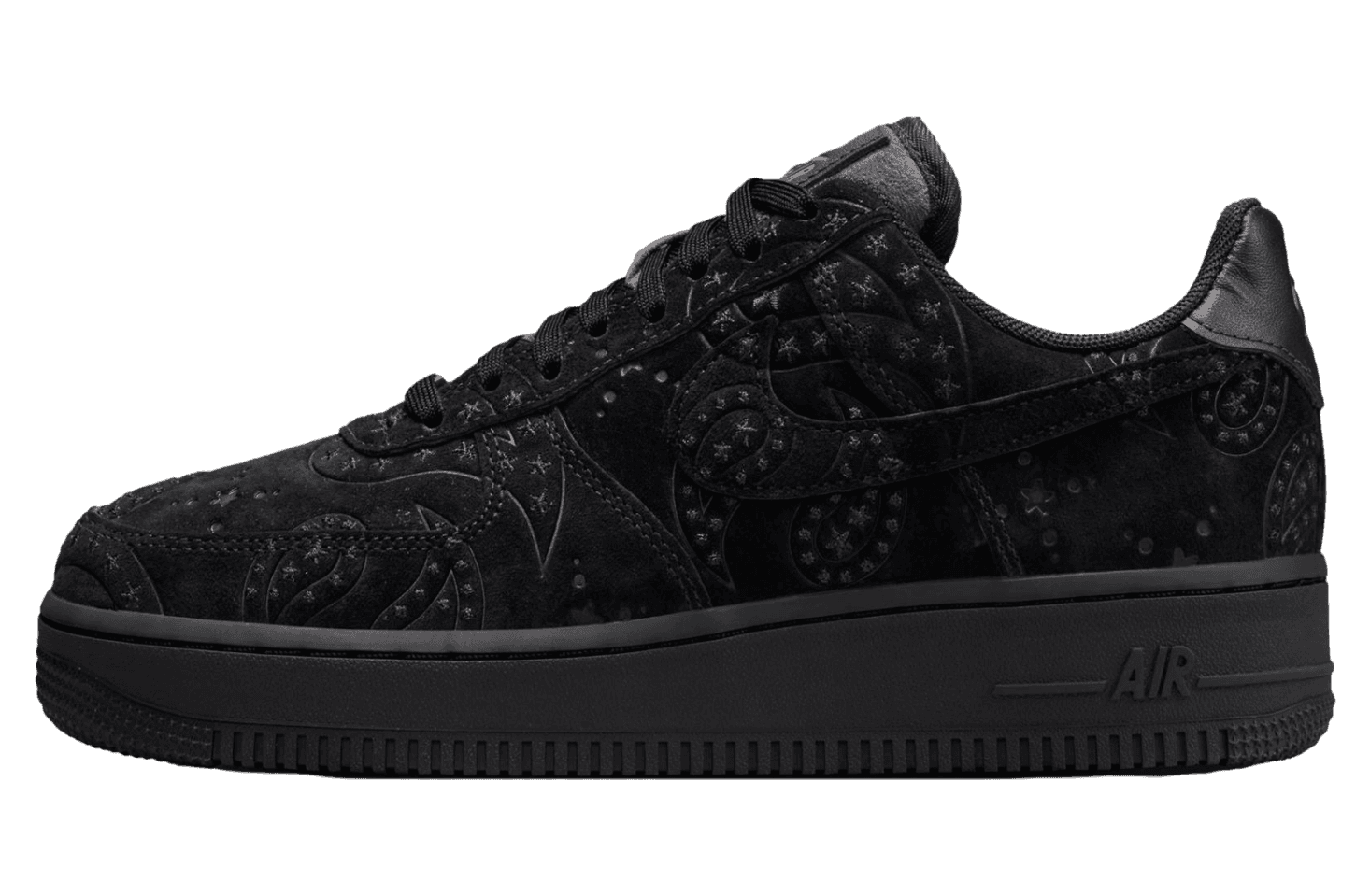 Nike Air Force 1 Low Black / Metallic Gold Nike release photo