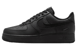 Nike Air Force 1 Low Black Nylon Swoosh release thumbnail 1