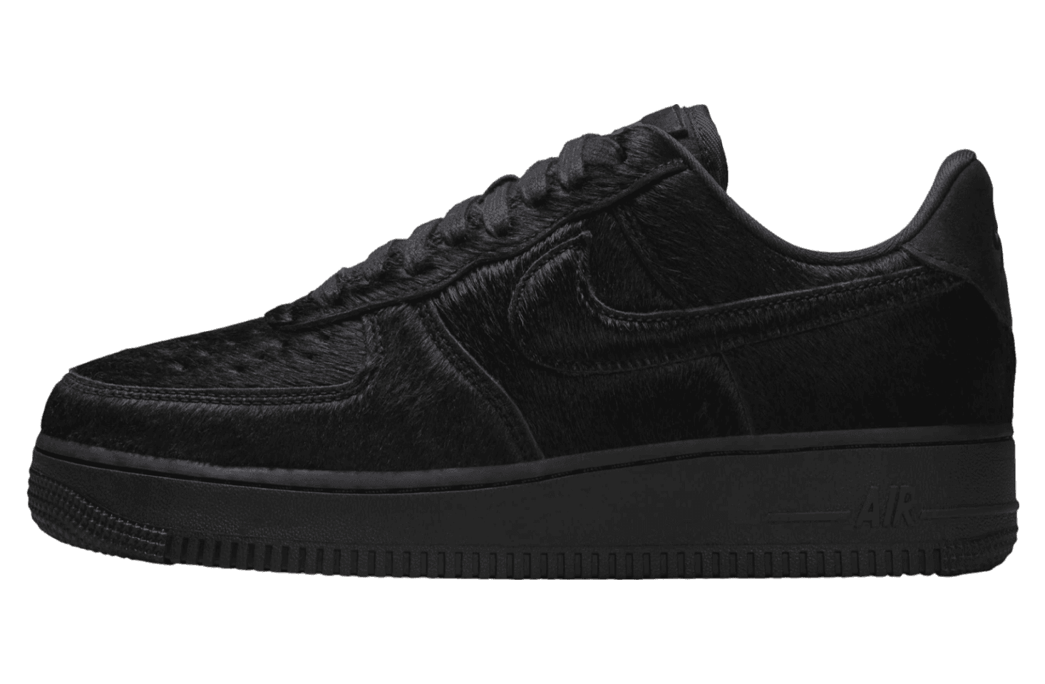 Nike Air Force 1 Low Black Pony Hair Nike release photo