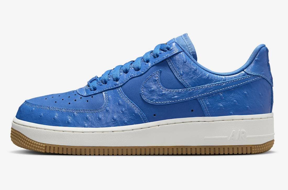 Nike Air Force 1 Low Blue Ostrich Nike release photo