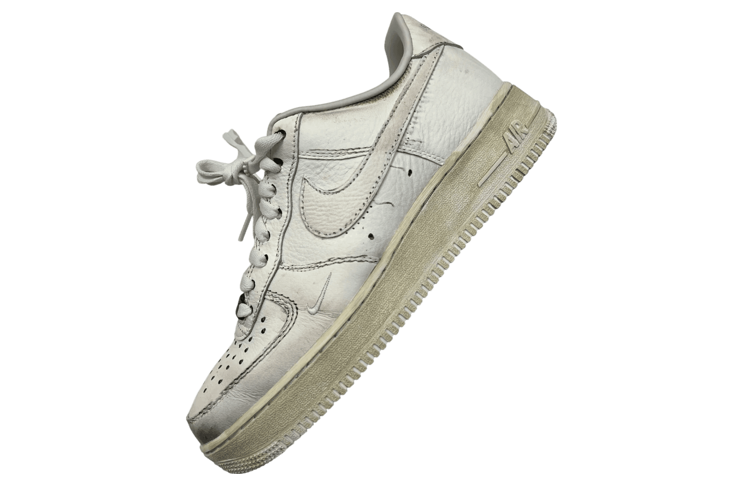 Nike Air Force 1 Low Dirty Triple White Nike release photo