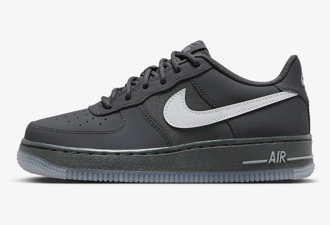 Nike Air Force 1 Low GS Reflective Swoosh Nike release photo