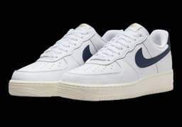 Nike Air Force 1 Low Olympic White Navy release thumbnail 2