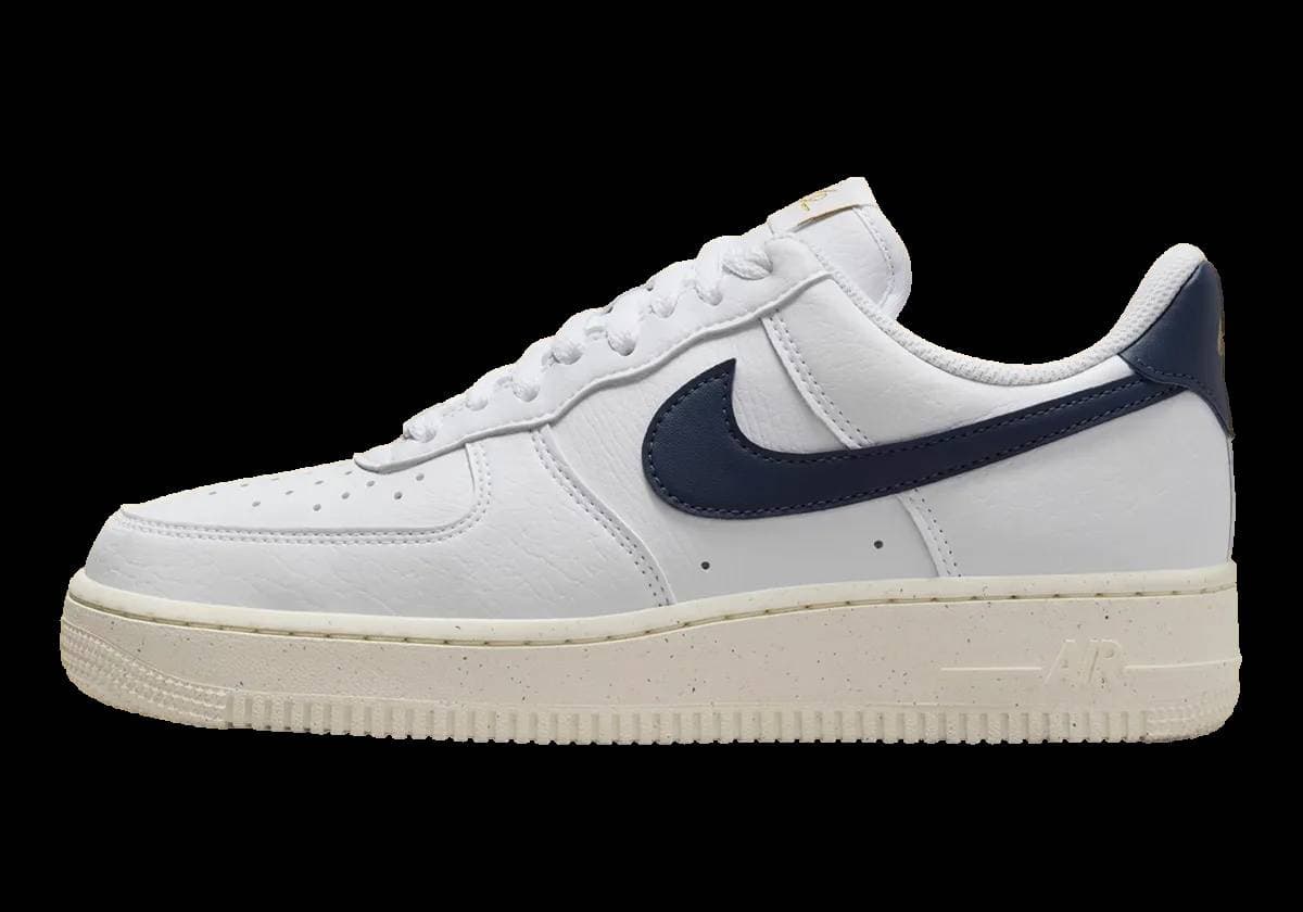 Nike Air Force 1 Low Olympic White Navy Nike release photo