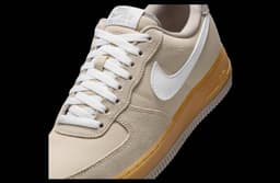 Nike Air Force 1 Low Suede Canvas Khaki release thumbnail 7