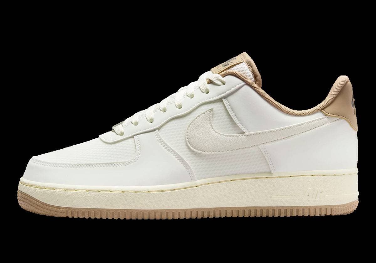 Nike Air Force 1 Low White Khaki Nike release photo