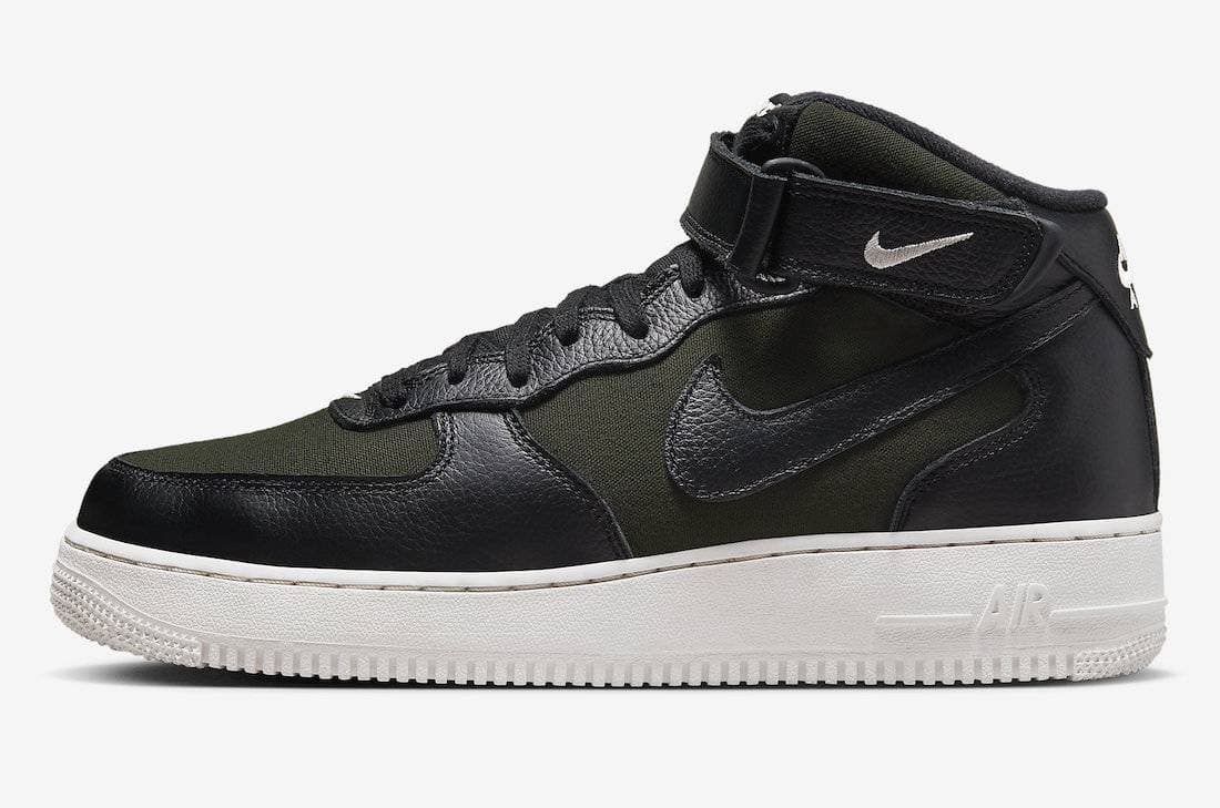 Nike Air Force 1 Mid Black Olive Nike release photo