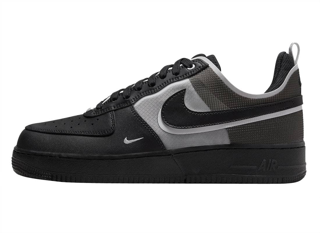 Nike Air Force 1 React Black White Nike release photo
