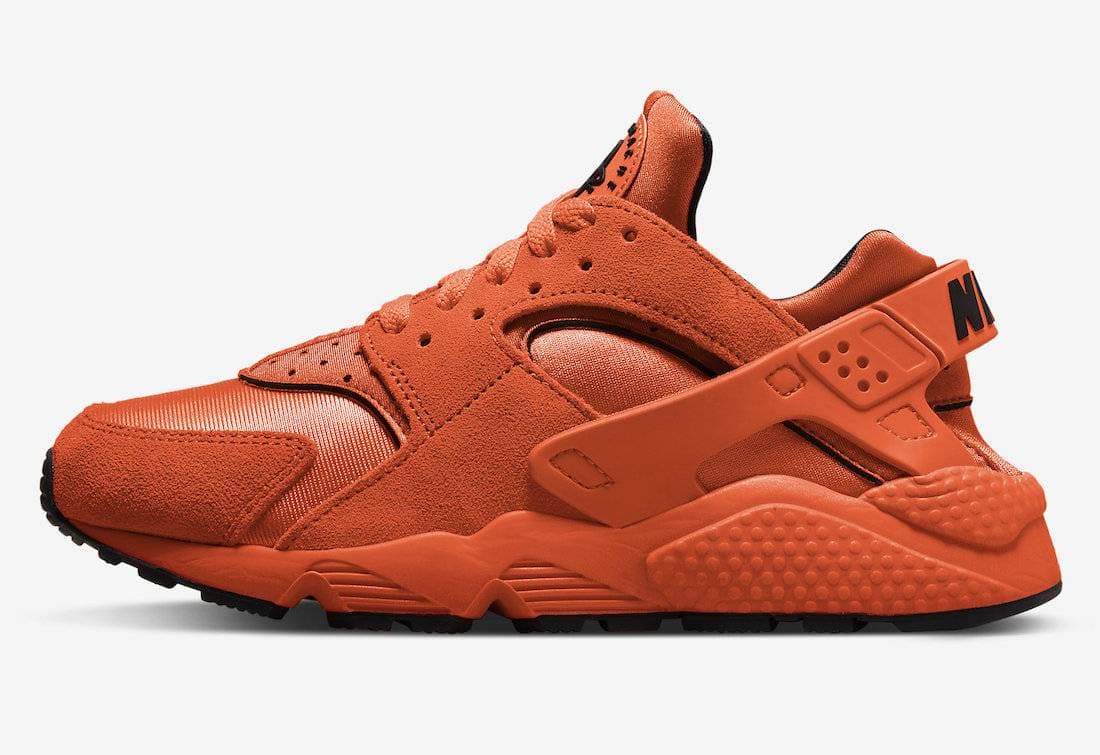 Nike Air Huarache Orange Black Nike release photo