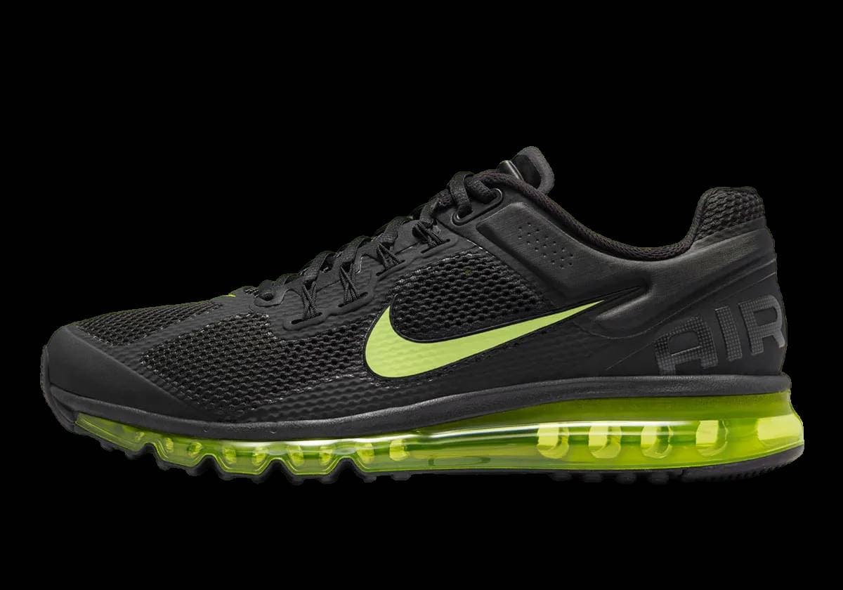 Nike Air Max 2013 Black / Volt Nike release photo
