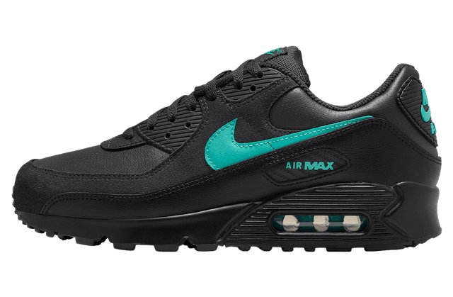 Nike Air Max 90 Black / Aurora Green Nike release photo
