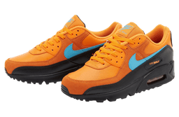 Nike Air Max 90 GS Mandarin / Blue Fury release thumbnail 3